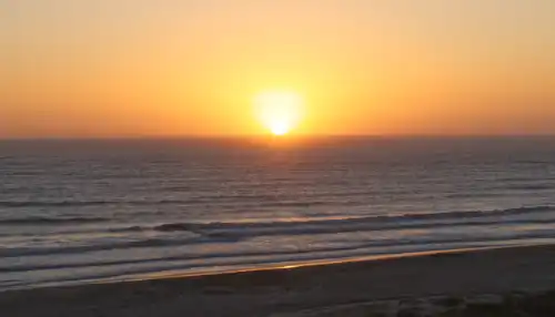 Sunset on the beach